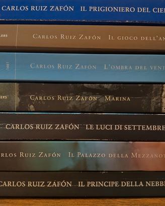 Lotto libri Carlos Ruiz Zafón