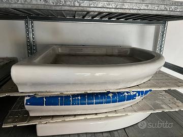 Piatto doccia in ceramica tondo da 90x90 o 80x80