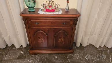  Mobiletto credenza intarsiato