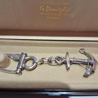 portachiavi argento vintage
