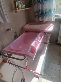 vaschetta bagno con fasciatoio