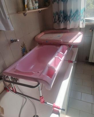 vaschetta bagno con fasciatoio