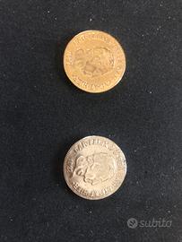 Lire 5 Re Carlo Felice 1827 - Replica