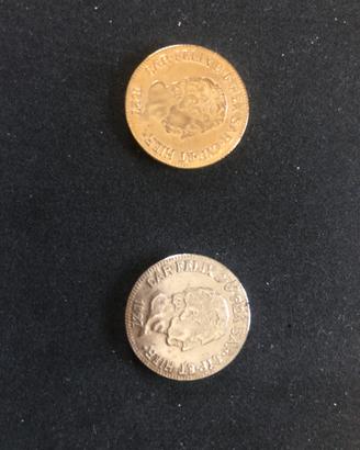Lire 5 Re Carlo Felice 1827 - Replica