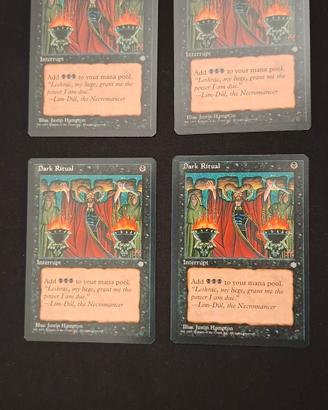 MTG - Dark Ritual playset Ice Age (1995)