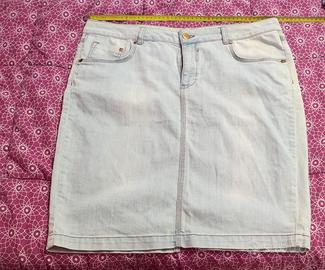 Gonna jeans chiaro Oltre