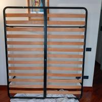 rete letto matrimoniale 190x160 con doghe in legno