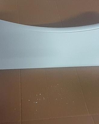 Mensola legno sagomata Curva laccata Bianca opaco