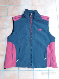 Gilet da running originale NIKE rosso e nero XL