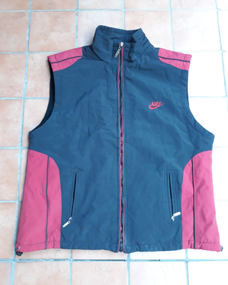 Gilet da running originale NIKE rosso e nero XL