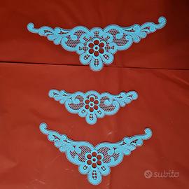 Applicazioni di Pizzi in Macrame' di cotone