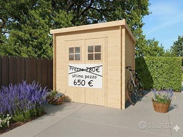 CASETTA DI LEGNO ZOE2 216x216x211h cm spess. 19mm