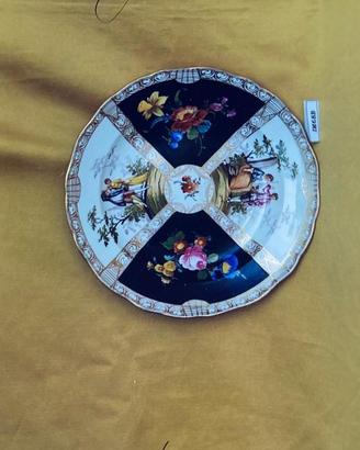 PIATTO IN PORCELLANA MEISSEN GERMANIA XIX SECOLO