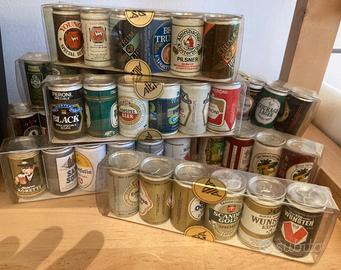 Collezione mini lattine birra e vino anni 70/80