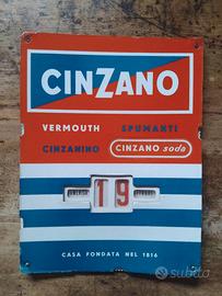 Calendario perpetuo pubblicitario anni 50