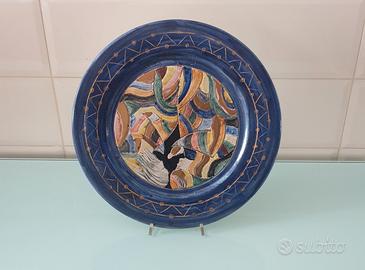 Piatto in Ceramica Pareschi Vintage Anni 90