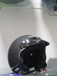 CASCO DIEFFE CON VISIERINO NERO OPACO