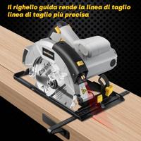 Enventor Sega Circolare 1200W con Laser 185mm
