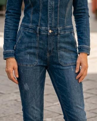 Tutone in jeans di Pimkie colore blu scuro
