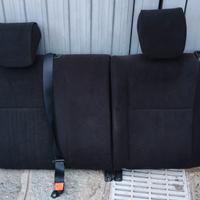 sediolini alfa 147 5 porte, in velluto nero 