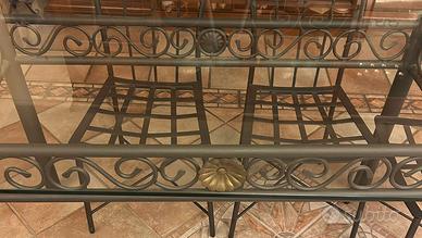 Tavolo in ferro battuto artigianale