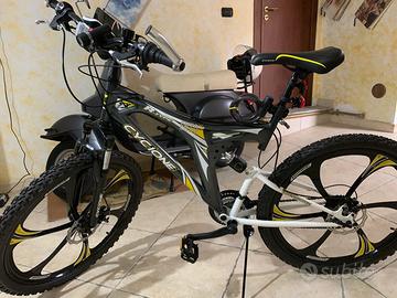 Bici 26 con cerchi in lega freni a disco