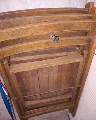 sedie legno pieghevole 