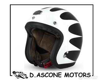 Casco Jet Cafe Racer S250 Black / White