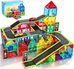 Blocchi di Costruzioni Magnetiche 72 Pezzi, Gioco 