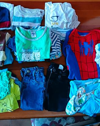 set vestiti bimbo 3/6 mesi