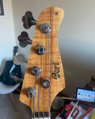 Basso Elettrico 4 Corde Cort GB4-Custom Attivo/Pas