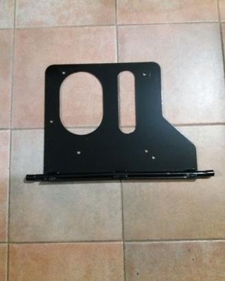 Piastra aggancio pala neve quad