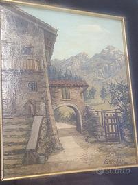 Coppia di quadri di Andrea Franceschini, Brescia