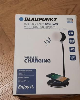 Lampada stereo con ricarica wireless Blaupunkt