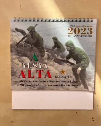 Calendario Esercito Italiano 2023. A testa alta.