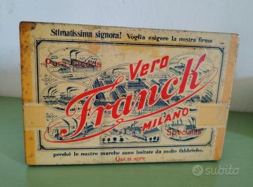 scatola di latta Vero Franck caffe