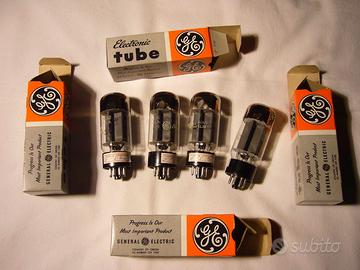 4 valvole General Electric 6CA7 EL34 "fatboy"