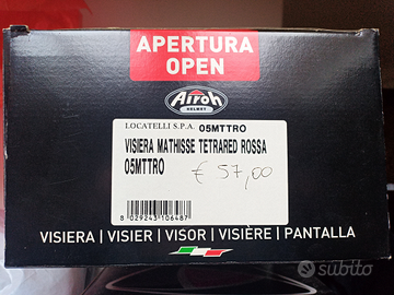 Visiera casco Airoh Mathisse tetrared rossa