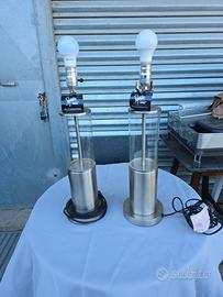 coppia lampade di design modernariato 