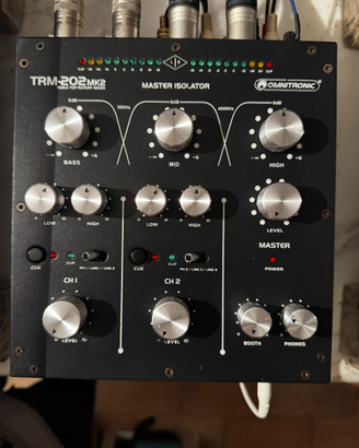 Omnitronic TRM-202 MK2 mkii - Rotary Mixer DJ Raro