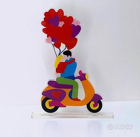Marco Lodola Kiss in Motion  Plexiglass 31x44