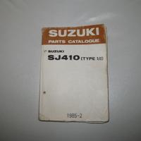 CATALOGO PARTI RICAMBIO SUZUKI SJ 410 (SJ 41O 1/2)