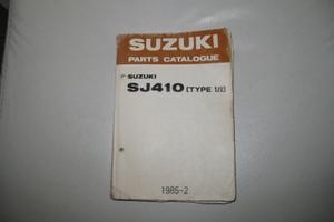 CATALOGO PARTI RICAMBIO SUZUKI SJ 410 (SJ 41O 1/2)