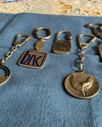 Portachiavi in argento 925 e 800 vintage