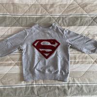 Felpa bambino Kiabi col. grigio taglia 24 mesi