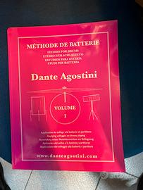 Spartito Metodo di  batteria Dante Agostini vol.1