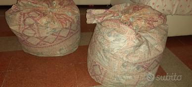 pouf poggiapiedi o seduta 