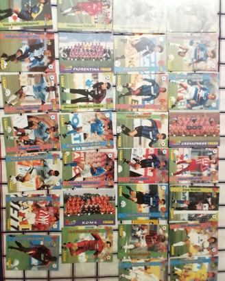 Calcio Cards 1996 originali lotto 30 cards
