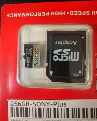 Microsd Sony 256 giga