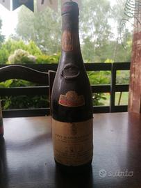 bottiglia vino rosso Barbaresco anno 1971